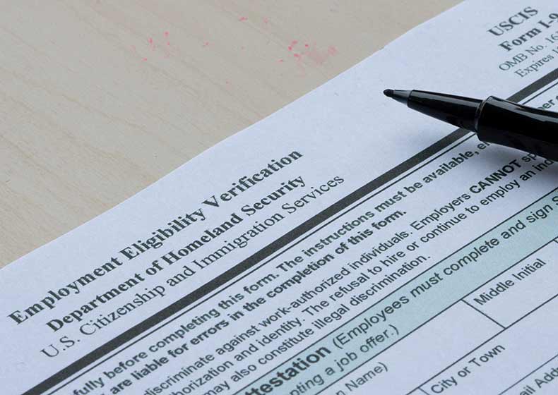 Updated rules for using Form I-9 to report newly hired employees