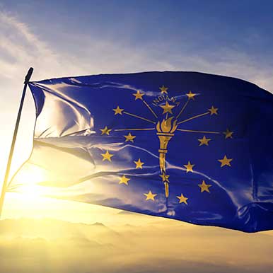 Indiana State Flag